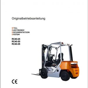 Still Diesel LPG Forklift RC40 25 RC40 30 RC40 35 4051 4053 User Manual DE 12