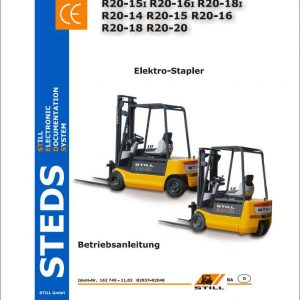 Still Electric Forklift R20 15 R20 20 R20 2037 2048 User Manual DE 1