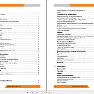 Still Electric Forklift RX 20 14 20 Cat.2GD 3GD 6219 6231 User Manual DE 2