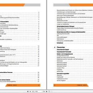 Still Electric Forklift RX20 14 15 16 18 20 6211 6217 User Manual DE 2