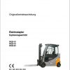 Still Electric Forklift RX20 16 18 20 Explosion Proof 6211 6217 User Manual DE 1
