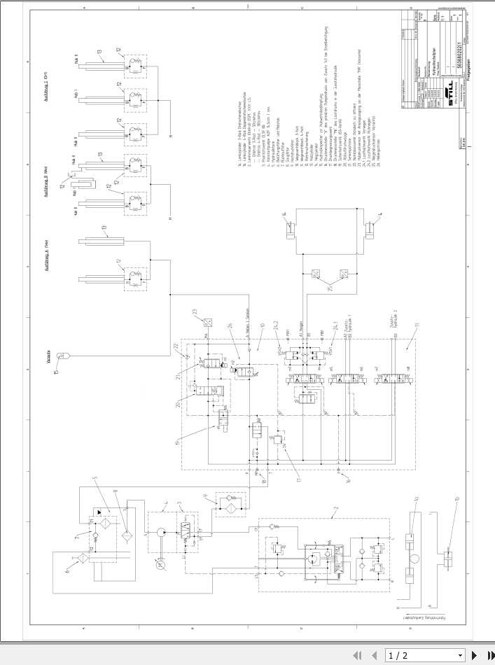 Still Electric Forklift RX20 RX60 16 50 Hydraulic Diagrams DE 1