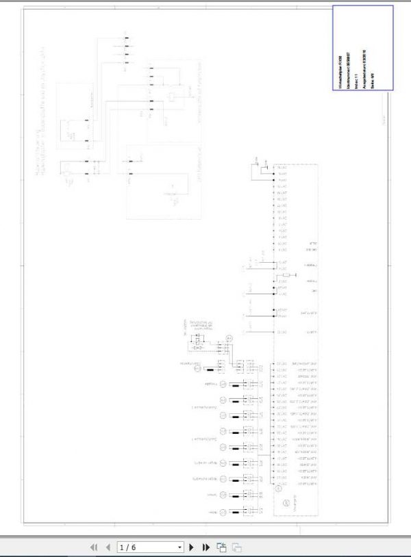Still Electric Forklift RX50 Circuit Diagrams DE 2