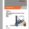 Still Electric Forklift RX60 16 RX60 18 RX60 20 6311 6313 6315 User Manual DE 2