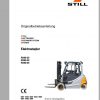 Still Electric Forklift RX60 25 RX60 30 RX60 35 6321 6324 6361 6364 User Manual DE 1