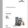 Still Electric Forklift RX60 60 RX60 70 RX60 80 6341 6344 User Manual DE 1