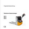 Still Electric Pallet Truck ECU 14 16 18 20 ECU 14 Full Lead 0164 0167 0176 Operating Manual DE 1