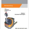 Still Electric Pallet Truck EXU 16 18 20 22 AC Operating Manual DE 1