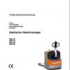 Still Electric Pallet Truck EXU 16 18 20 22 Li Ion Operating Manual DE 1