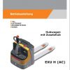 Still Electric Pallet Truck EXU H AC Operating Maintenance Manual DE 1
