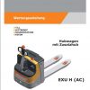 Still Electric Pallet Truck EXU H AC Operating Maintenance Manual DE 2