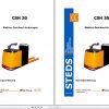 Still Electric Pedestrian Pallet Truck CSH 20 Operating Maintenance Manual DE 1