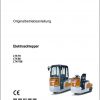 Still Electric Tractor LTX70 LTX80 LTX T08 0608 0610 0688 0690 Operating Manual DE 1
