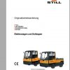 Still Electric Tractor R07 25 R08 20 0127 Operating Manual DE 1