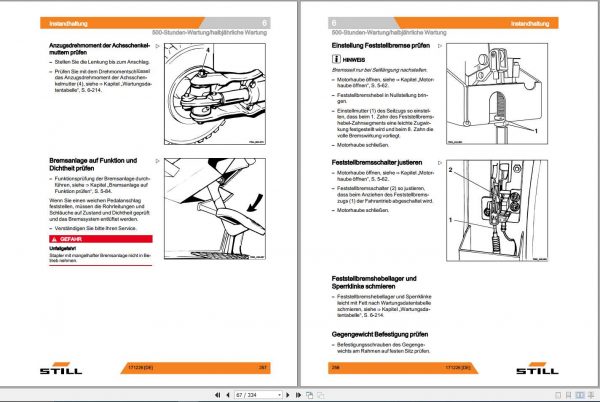 Still LPG Forklift R70 16T R70 18T R70 20T 7097 7099 User Manual DE 3