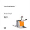 Still Low Lift Truck EXH SF 20 25 0185 0186 1192 1193 Operating Manual DE 1