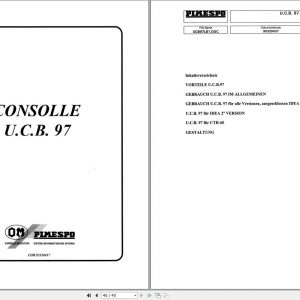 Still OM Pimespo CONSOLLE UCB97 Workshop Manual DE 1