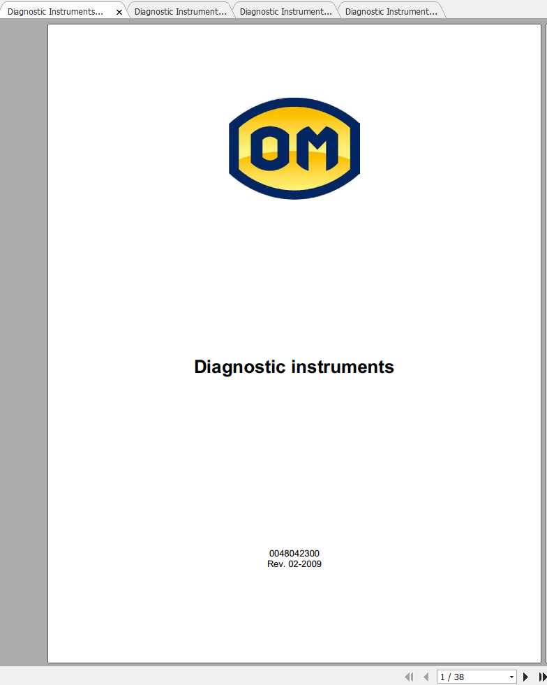 Still OM Pimespo Diagnostic Tools DE 1