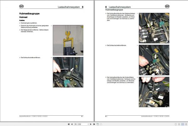 Still OM Pimespo Electric Reach Truck XRS14ac XRS16ac XRS20ac Workshop Manual DE 3