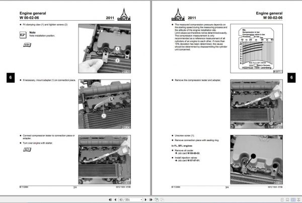 Still OM Pimespo Forklift DEUTZ Engines Series 4158 Workshop Manual 2011 1
