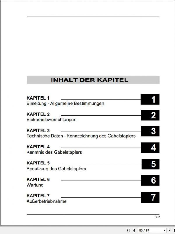 Still OM Pimespo Forklift TSX TLX Use Maintenance Instructions DE 2