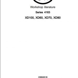 Still OM Pimespo Forklift XD60 XD70 XD80 XD100 4163 Workshop Manual 1