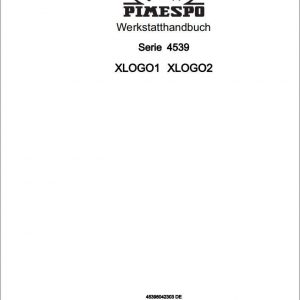 Still OM Pimespo Forklift XLOGO1 XLOGO2 Series 4539 4549 Workshop Manual DE 1