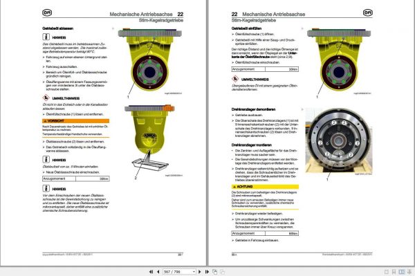 Still OM Pimespo Forklift XNAac generation 3 48V Workshop Manual DE 3
