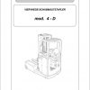Still OM Pimespo Four Way Reach Truck mod. 4 D Use Maintenance Manual DE 1