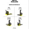 Still OM Pimespo Pallet Truck TN 4526 CN 4525 CNS 4527 CNi 4528 Workshop Manual DE 1