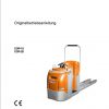 Still Order Picker COP 10 COP 20 1060 1061 Operating Manual DE 1
