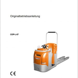 Still Order Picker COP L 07 1062 Operating Manual DE 1