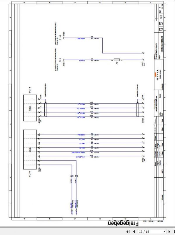 Still Order Picker iGo neo CX 20 1074 Wiring Diagrams DE 2