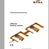 Still Pallet Runner Routenzug Operating Manual DE 1