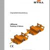 Still Pallet Runner Routenzug Operating Manual DE 2