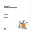 Still Pallet Stacker EXD SF 20 0313 0346 Schematic Diagrams DE 1
