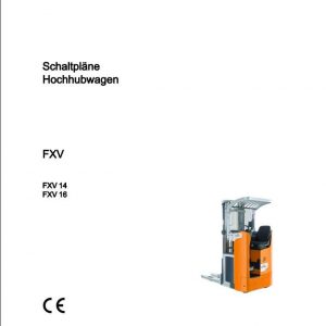 Still Pallet Stacker FXV 14 16 Schematic Diagrams DE 1