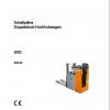 Still Pallet Stacker SXD 20 1615 Electrical Hydraulic Schematic DE 1