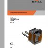 Still Pallet Truck FU X20 1321 Operating Manual DE 1