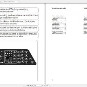 Still Reach Mast Stacker FMI FM Type 447 Operating Manual 2