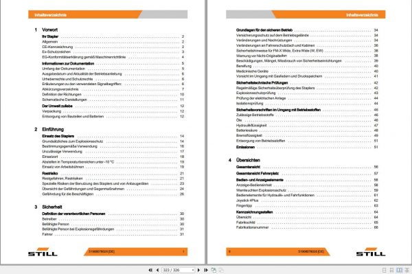 Still Reach Truck FM X 10 14 17 20 25 1900 1921 Operating Manual DE 2