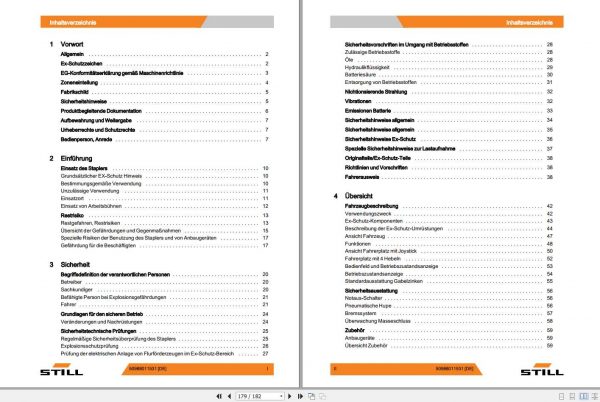 Still Reach Truck FM X 10 14 17 20 25 FM XN 1801 Operating Manual DE 2