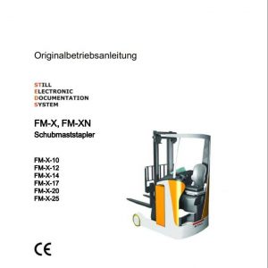 Still Reach Truck FM X FM XN 1801 Operating Manual DE 1