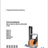 Still Reach Truck FM X FM XN FM XW FM XEW Li Ion 1900 1922 Operating Manual DE 1