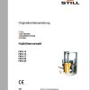 Still Reach Truck FM X Height Preselection Cold Store Cabin Operating Manual DE 1