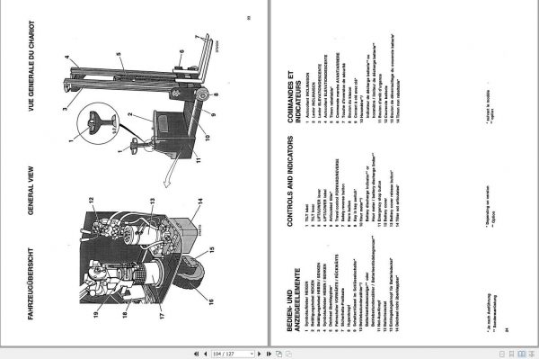 Still Saxby High Lift Truck EGG 10 12 16 Operating Manual 2