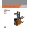 Still Seated Pallet Stacker FV X 12 16 FV Xi 12 16 Operating Manual DE 1