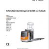 Still Tow Tractor CX CXD CXM CXS CXT CXH KANVAN Electrical Hydraulic Schematic DE 1