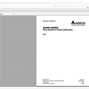 Sunflower Parts Catalog Workshop EU 03.2021 1