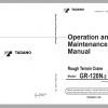 Tadano Mobile Crane 2021 DVD GR GT TC Series All Model Operator Maintenance Manual 3